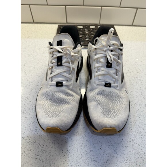 Brooks Launch 9 Men\'s Sneakers Size 9.5 White Black Athletic Running Shoes D121 main image 13
